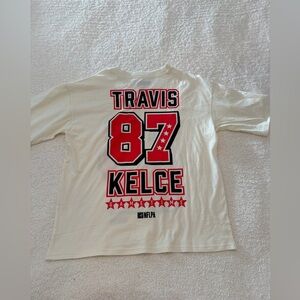 Travis Kelce 87 Kansas City Chiefs NFLPA Game Day V Neck Shirt NEW Size L